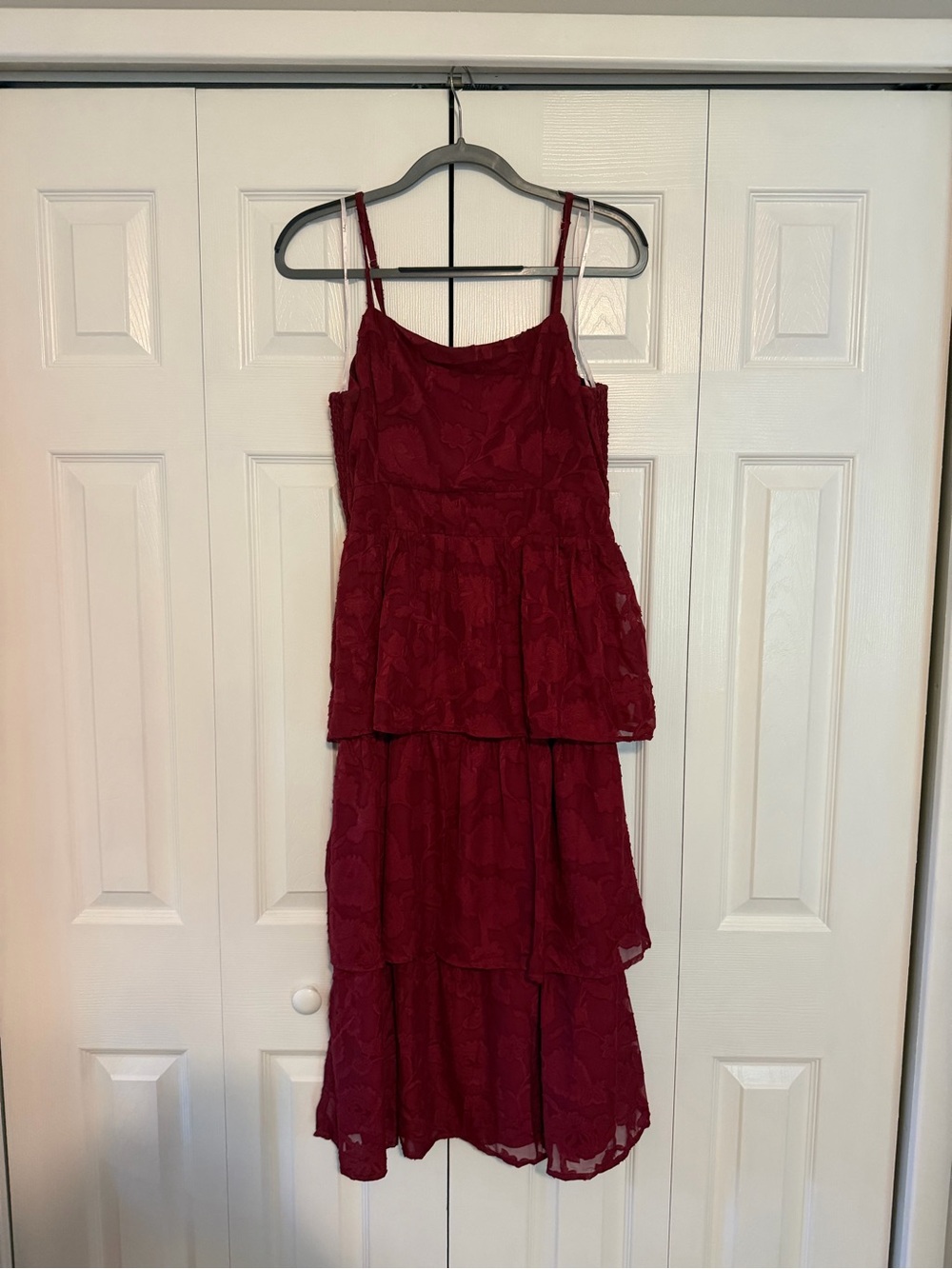 Lulus Grace and Beauty Burgundy Dress